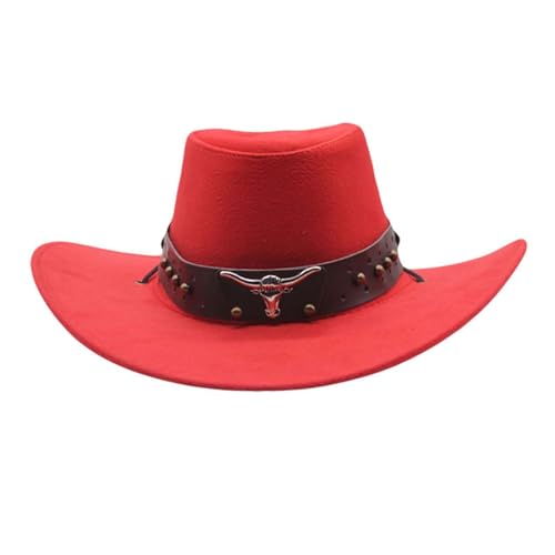 Herrenhut im Western-Cowboy-Stil, Bowlerhut im Jazz-Stil für Cosplay-Auftritte Cowboy Hemd Kinder Cowboy Kinderbuch von Generic