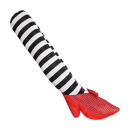 Hexenbeine, Halloween-Requisite – Lebensgroße Hexenbeine für Gartenpartys – Dekoration für drinnen und draußen KzW858 (Red, 38x10cm) von Generic