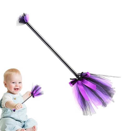Hexenbesen Halloween-Dekoration, Hexenbesen - Halloween-Hexen-Cosplay-Requisiten | Foto-Requisiten für Cosplay-Partys, Kostümpartys, Cosplay von Generic