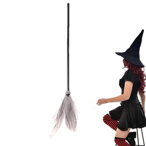 Hexenbesen Halloween – lustige Dekoration, Rollenüberzug | Robustes Broom Hexendeko, Foto-Requisiten und auf Halloween-Feiern oder fantasievollen Veranstaltungen Hexenbesen Halloween – lustige Dekoration, Rollenüberzug | Robustes Broom Hexendeko, Foto-Requisiten und auf Halloween-Feiern oder fantasievollen Veranstaltungen von Generic