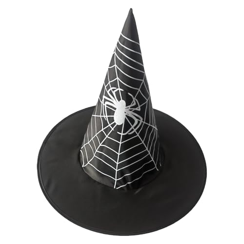 Hexenhüte für Halloween, Hexenhut, schwarz, Halloween-Dekoration, Hexenhüte mit schwarzem Hexenhut, Halloween-Dekoration, Zubehör Hexenhüte für Halloween, Hexenhut, schwarz, Halloween-Dekoration, Hexenhüte mit schwarzem Hexenhut, Halloween-Dekoration, Zubehör von Generic