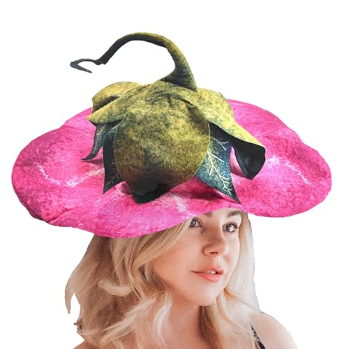 Hexenhut -Cosplay - Frauenlotus -geformtem Feindhut für Halloween | Elegant gestrickter spitzer Hut für Kostüme, Party, Maskerade, Cosplay -Accessoire, Gothic Daily Wear für Hexen -Look Hexenhut -Cosplay - Frauenlotus -geformtem Feindhut für Halloween | Elegant gestrickter spitzer Hut für Kostüme, Party, Maskerade, Cosplay -Accessoire, Gothic Daily Wear für Hexen -Look von Generic