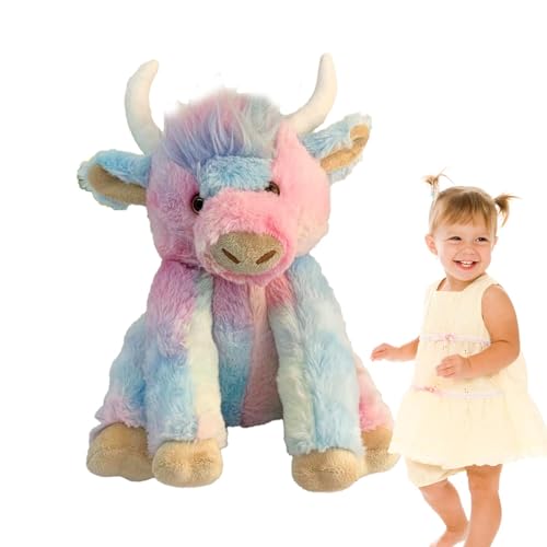 Highland Cow Plüschtier, Hochlandkuh Plüschtier, realistisches Hochlandtier-Spielzeug, Musik-Plüschtiere, Plüschpuppe, Anim-Spielzeug Highland Cow Plüschtier, Hochlandkuh Plüschtier, realistisches Hochlandtier-Spielzeug, Musik-Plüschtiere, Plüschpuppe, Anim-Spielzeug von Generic
