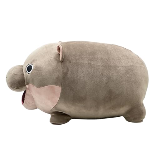 Hippo Puppe - Süßes Stofftier für Kinder, weiches Kuscheltier, Home Decoration Figur | Süße Gefüllte Puppe mit Stoff für Schlafzimmer Wohnzimmer Schreibtisch von Generic