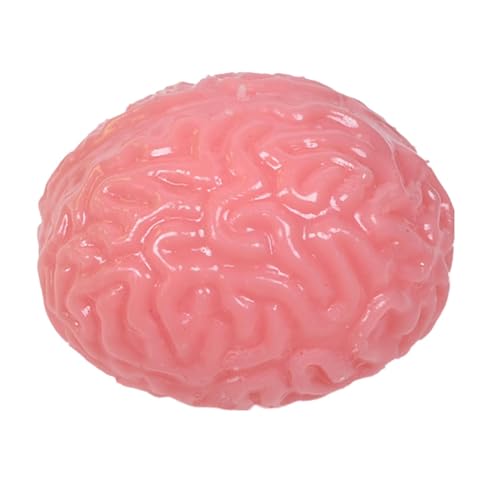 Hirnstressspielzeug - Halloween gefälschter Gehirn -Squeeze -Spielzeug mit weicher Geltextur, realistischer Look | Horror Stress Ball für Urlaubsdekorationen, Streichgebrauch, Bürospielspielz Hirnstressspielzeug - Halloween gefälschter Gehirn -Squeeze -Spielzeug mit weicher Geltextur, realistischer Look | Horror Stress Ball für Urlaubsdekorationen, Streichgebrauch, Bürospielspielz von Generic