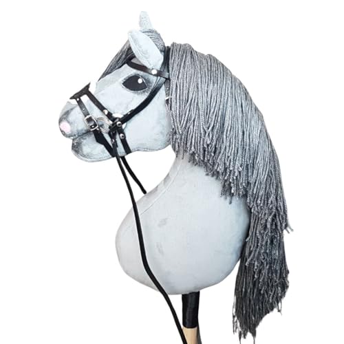 Hobby Horse Pferd GRAU 2 mit Köpfchen + Brustband GRATIS! / A3 Hobby Horse Pferd GRAU 2 mit Köpfchen + Brustband GRATIS! / A3 von Generic