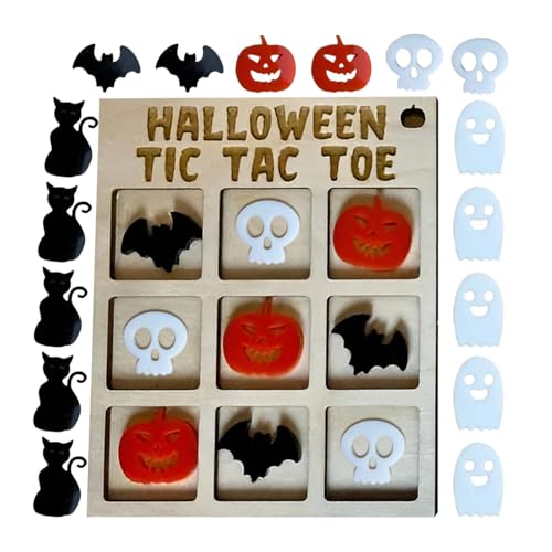 Hölzerne Halloween-Brettspiel, Familienbrettspiel | Kreative Halloween Erwachsene Bretttisch | Spaß Familie Halloween-Spiele für Reisen, Camping, Wochenendauszeit von Generic