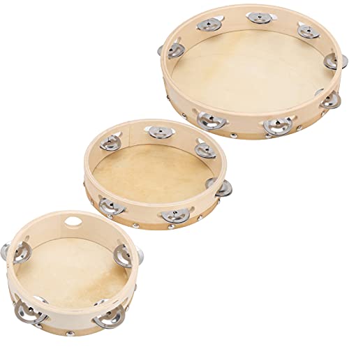 Hölzerne Handbell Klatsche Drum Jingle Percussion Set für Musiktanzliebhaber Hölzerne Handbell Klatsche Drum Jingle Percussion Set für Musiktanzliebhaber von Generic