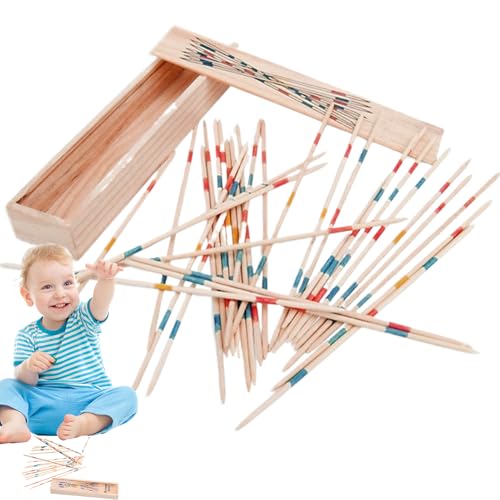 Hölzerne Pick -up Sticks - Klassisches farbenfrohes Stick -Spiel, lustige Family Gathering Toys | Bildungsmotor -Fähigkeit Herausforderung, Gruppenaktivität Unterhaltung, interaktives Spielespielzeug Hölzerne Pick -up Sticks - Klassisches farbenfrohes Stick -Spiel, lustige Family Gathering Toys | Bildungsmotor -Fähigkeit Herausforderung, Gruppenaktivität Unterhaltung, interaktives Spielespielzeug von Generic