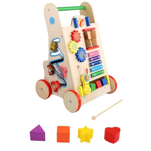 Hölzernes Baby Push Walking Spielzeug, Geschenke Zum Lernen für Jungen Und Mädchen Hölzernes Baby Push Walking Spielzeug, Geschenke Zum Lernen für Jungen Und Mädchen von Generic