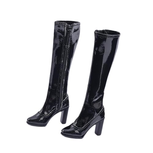 Hohe Stiefel für Damen, 1/6, klassische Stiefel, Cow-Girl-Stiefel für Figur 30,5 cm, Puppenkleidung von Generic