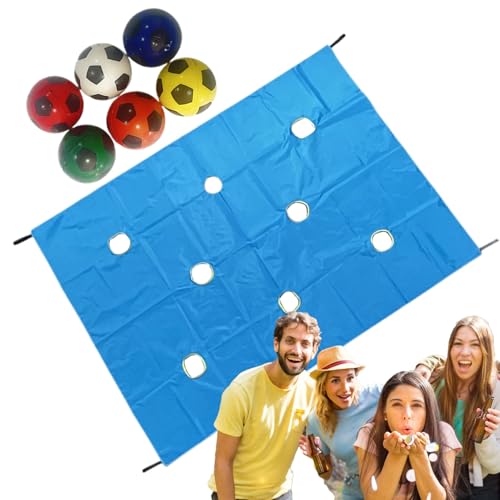 Hole Tarp Team-Aktivitäten – Lustige Spiele zur Stärkung des Teams bei der Arbeit, Spiele für Teambuilding im Freien mit Tüchern – ideal für Schule, Unternehmen und Training von Generic