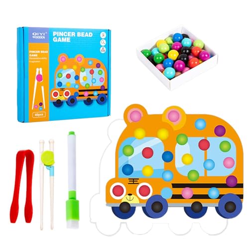 Holz Brettperlen Spiel,Holz Pegboard Perlenspiel,Farbmatch-Spiele - Pädagogisches Brettspiel, Clipperlspielzeug, Kindergarten Lernaktivitäten für Kinder Holz Brettperlen Spiel,Holz Pegboard Perlenspiel,Farbmatch-Spiele - Pädagogisches Brettspiel, Clipperlspielzeug, Kindergarten Lernaktivitäten für Kinder von Generic