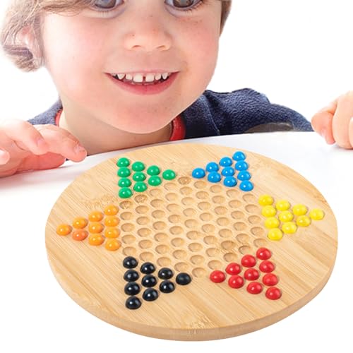 Holz-Dame-Brettspiel, chinesische Checkers-Glasperlen, Sechseckiges Glasperlen-Dame-Spiel, DGlasperlen Chinesische sechseckige Schachbrettplatte aus HolzGlasperlen Chinesische sechseckige Schachbrettp Holz-Dame-Brettspiel, chinesische Checkers-Glasperlen, Sechseckiges Glasperlen-Dame-Spiel, DGlasperlen Chinesische sechseckige Schachbrettplatte aus HolzGlasperlen Chinesische sechseckige Schachbrettp von Generic