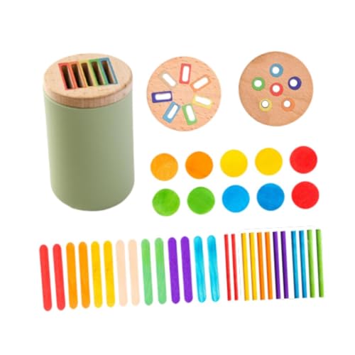Holz-Farbform-Sortierkasten, frühes Lernspielzeug, Holzspielzeug für Kinder, Style D von Generic