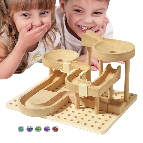 Holz Marmor Track - Bildungsrätsel, lustiges Labyrinth | Holzballspiel, kreative Konstruktion mit Montageblöcken, ideal in Momenten der Konzentration und des Lernens ludiq Holz Marmor Track - Bildungsrätsel, lustiges Labyrinth | Holzballspiel, kreative Konstruktion mit Montageblöcken, ideal in Momenten der Konzentration und des Lernens ludiq von Generic