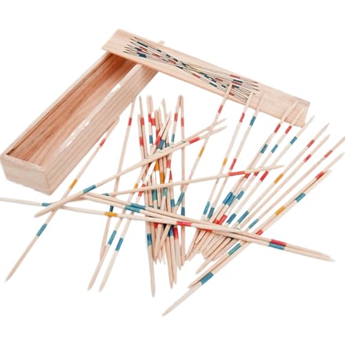 -Pickup-Sticks-Spiel – Bunte 31 Holzsticks für das Lernen im Vorschulalter | Klassisches traditionelles Koreanisches Spielzeug für Kinder und Erwachsene, pädagogisches Gleichgewichtsspiel für Fami -Pickup-Sticks-Spiel – Bunte 31 Holzsticks für das Lernen im Vorschulalter | Klassisches traditionelles Koreanisches Spielzeug für Kinder und Erwachsene, pädagogisches Gleichgewichtsspiel für Fami von Generic