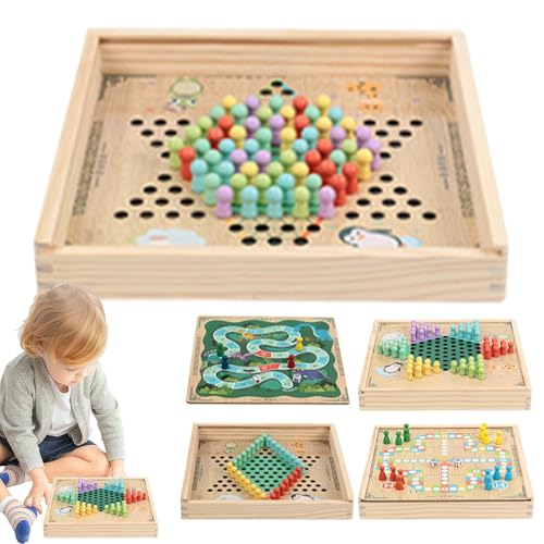 Holz Schachbrettspiel, Familienbrettspiele, Partyspiele - Familienstrategiespiel - Tragbares traditionelles chinesisches Brettset aus Holz Strategiespiel für , Mädchen, Freunde Holz Schachbrettspiel, Familienbrettspiele, Partyspiele - Familienstrategiespiel - Tragbares traditionelles chinesisches Brettset aus Holz Strategiespiel für , Mädchen, Freunde von Generic