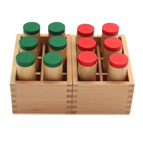 Holz-Soundzylinder-Spielzeug, Schallzylinder für Kinder | Klangspielzeug aus sensorischen Zylindern aus Holz | Lernspielzeug mit Zylinder-Sound, Flaschen mit Soundeffekten Holz-Soundzylinder-Spielzeug, Schallzylinder für Kinder | Klangspielzeug aus sensorischen Zylindern aus Holz | Lernspielzeug mit Zylinder-Sound, Flaschen mit Soundeffekten von Generic