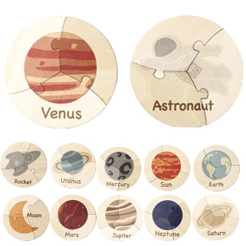 Holz-Tierblöcke für Kinder, Formen-Sortierpuzzle für Kleinkinder, Formsortierungsblöcke, Lernspielzeug mit Stielen, Tierpuzzle von Generic