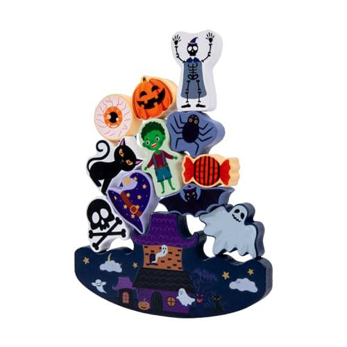 Holzblöcke Impioning Spielzeug - Halloween-Weihnachtsbalance-Spielzeug, motorisiert | Lustige Kinderfarbe auf Wasserbasis für Kinder, entwickelt zur Verbesserung der L Holzblöcke Impioning Spielzeug - Halloween-Weihnachtsbalance-Spielzeug, motorisiert | Lustige Kinderfarbe auf Wasserbasis für Kinder, entwickelt zur Verbesserung der L von Generic