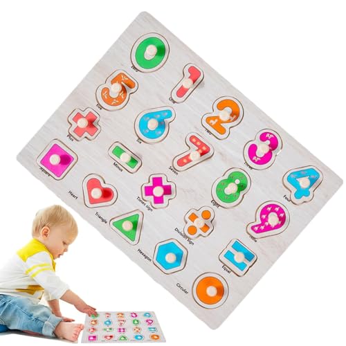 Holzdübelpuzzle, Vorschule Knöchel-Puzzles | Puzzles für Kleinkinder in Form von Zahlen, Lernbrett für frühes Lernen, für Geburtstag, Holzdübelpuzzle, Vorschule Knöchel-Puzzles | Puzzles für Kleinkinder in Form von Zahlen, Lernbrett für frühes Lernen, für Geburtstag, von Generic