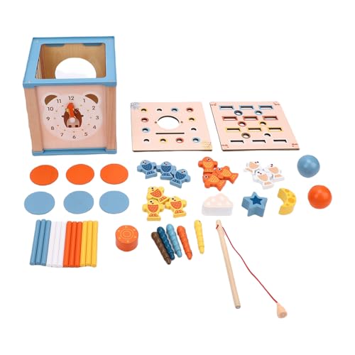 Holzform -Sorter -Spielzeug für Kleinkinder, Passende und Sortierende Box mit Stapelfischen und Formpuzzles Holzform -Sorter -Spielzeug für Kleinkinder, Passende und Sortierende Box mit Stapelfischen und Formpuzzles von Generic