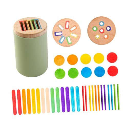 Holzform Sortierspielzeug für Kinder, Lernspiel für Jungen Und Mädchen, GrÜn Holzform Sortierspielzeug für Kinder, Lernspiel für Jungen Und Mädchen, GrÜn von Generic