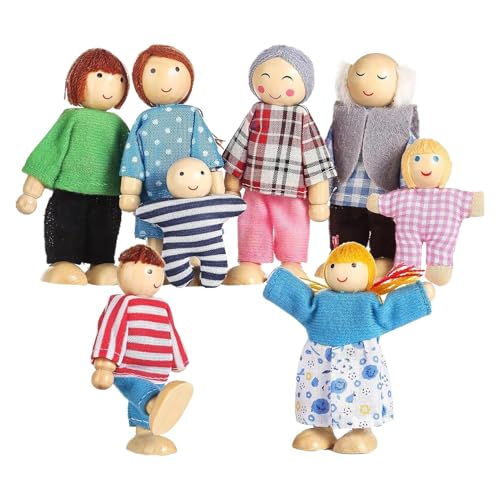 Holzhaus – Figuren zur Heimdekoration, Zubehör für das Haus | Miniaturfiguren aus , Tisch-Mitteltisch, Puppendekorationszubehör Holzhaus – Figuren zur Heimdekoration, Zubehör für das Haus | Miniaturfiguren aus , Tisch-Mitteltisch, Puppendekorationszubehör von Generic