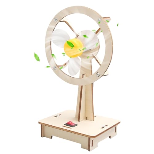 Holzkonstruktionsspielzeug Für Fans - Pädagogisches Lüfterspielzeug, Kinderspielzeug, Zusammengebautes Lüfterspielzeug - Fans für Experimentelle Projekte von Generic