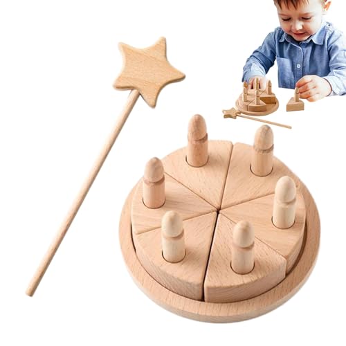 Holzkuchenspielzeug,Holzkuchen | Fake-Kuchen für Kinder - Spiellebensmittel-Sicheres Materia-Schneidspielzeug, Rollenspielkuchen mit Kerzen für Kinder Holzkuchenspielzeug,Holzkuchen | Fake-Kuchen für Kinder - Spiellebensmittel-Sicheres Materia-Schneidspielzeug, Rollenspielkuchen mit Kerzen für Kinder von Generic