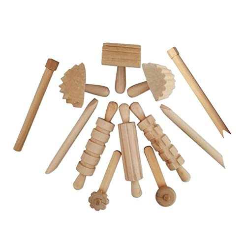 Holzkunst Ton Teig Werkzeuge Spielzeug Cookie DIY Lernspielzeug Alter 3 6 Jahre von Generic