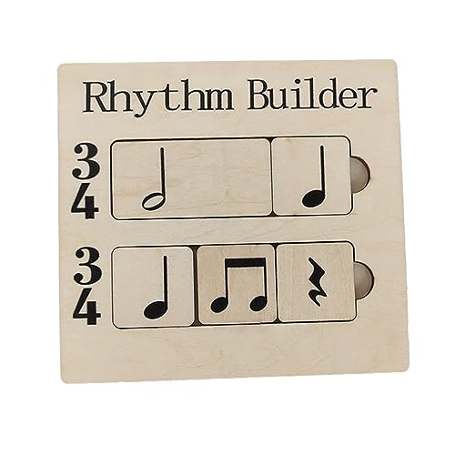 Holzmusik Rhythmusgenerator Rhythmuskarten Rhythmus Builder für Kids Educational Learning Toy von Generic
