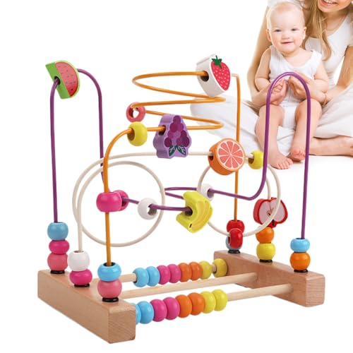 Holzperlenspielzeug - Perlenlabyrinth Spielzeug, Cartoon Buntes niedliches Safe -Labyrinth -Spielzeug Perlenspielzeug | Kids Educational Toy Feiertagsgeschenk zur Verbesserung der Hand-Auge-Koordinati Holzperlenspielzeug - Perlenlabyrinth Spielzeug, Cartoon Buntes niedliches Safe -Labyrinth -Spielzeug Perlenspielzeug | Kids Educational Toy Feiertagsgeschenk zur Verbesserung der Hand-Auge-Koordinati von Generic