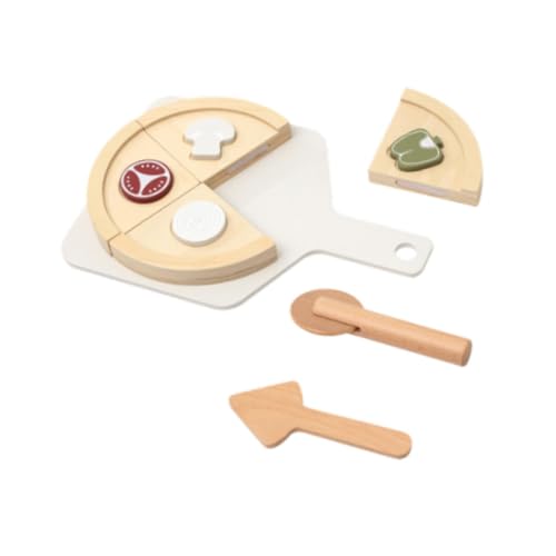 Holzpizza Set Holzkochspielzeug Küche Spielzeug für Jungen Mädchen Im Alter von 3 bis 8 Jahren Holzpizza Set Holzkochspielzeug Küche Spielzeug für Jungen Mädchen Im Alter von 3 bis 8 Jahren von Generic