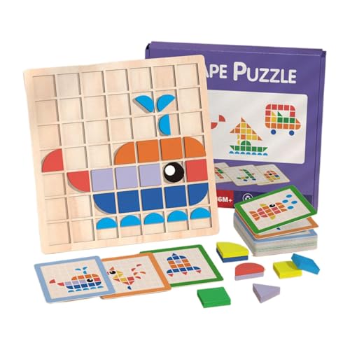 Holzpuzzle, Holzpuzzle für Kleinkinder, sensorisches Kinderpuzzle, pädagogisches Holzpuzzle, frühes Entwicklungsspiel, für den Geburtstag Holzpuzzle, Holzpuzzle für Kleinkinder, sensorisches Kinderpuzzle, pädagogisches Holzpuzzle, frühes Entwicklungsspiel, für den Geburtstag von Generic