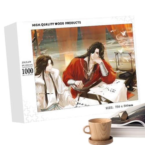 Holzpuzzle für Erwachsene, Holzpuzzle | Peripheres Puzzle Anime, Puzzle für Familien, Puzzle 1000X, Rätsel, Sammelspielzeug von Generic