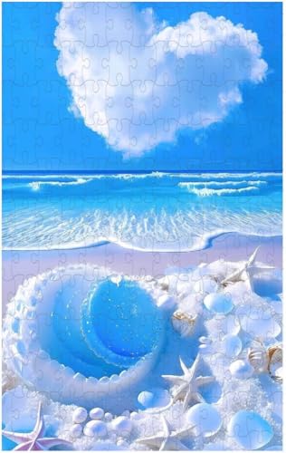 Holzpuzzle für Erwachsene, Kieselsteine in Herzform (D ; 1000 Piece) von Generic