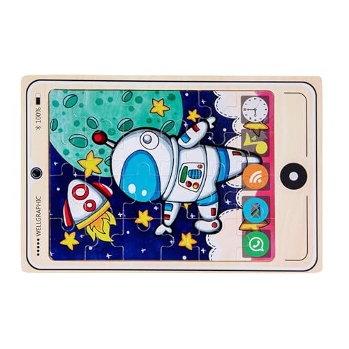 Holzpuzzle für Kinder – 2D-Puzzle-Brettspiel | Früherziehungsspielzeug mit Handy-Design für Jungen und Mädchen von 3 bis 8 Jahren Holzpuzzle für Kinder – 2D-Puzzle-Brettspiel | Früherziehungsspielzeug mit Handy-Design für Jungen und Mädchen von 3 bis 8 Jahren von Generic