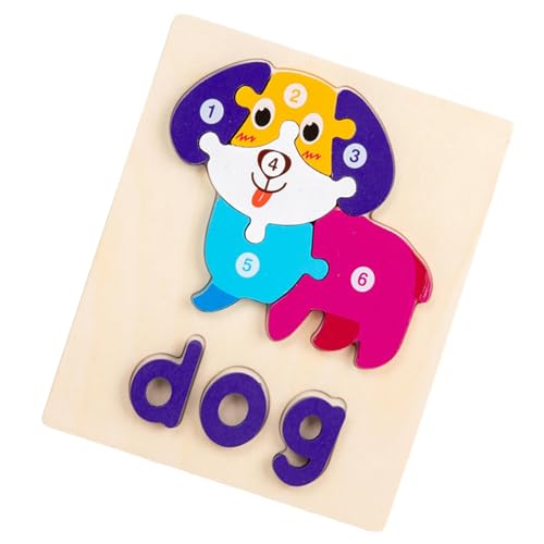 Holzpuzzle für Kleinkinder, Holzpuzzle für | STEM-Puzzles Lernspielzeug | Lernspielzeug für Kleinkinder, Farbformen, Lernpuzzle für Worte Holzpuzzle für Kleinkinder, Holzpuzzle für | STEM-Puzzles Lernspielzeug | Lernspielzeug für Kleinkinder, Farbformen, Lernpuzzle für Worte von Generic