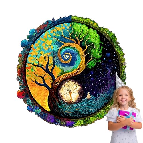 Holzpuzzle für Teenager, Baumpuzzle für Kinder - Niedliche Holzpuzzle für Erwachsene, kreative Puzzles für Familienfeiern, Treffen von Freunden, Lernpuzzles für Geschenke von Holzpuzzle für Teenager, Baumpuzzle für Kinder - Niedliche Holzpuzzle für Erwachsene, kreative Puzzles für Familienfeiern, Treffen von Freunden, Lernpuzzles für Geschenke von von Generic