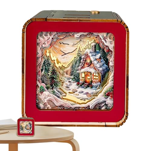 Holzpuzzle mit LED-Licht, Nachtlicht, Holzpuzzle, LED-Nachtpuzzle, Holzpuzzle mit Nachtlicht, Spielzeug, Dekoration Holzpuzzle mit LED-Licht, Nachtlicht, Holzpuzzle, LED-Nachtpuzzle, Holzpuzzle mit Nachtlicht, Spielzeug, Dekoration von Generic