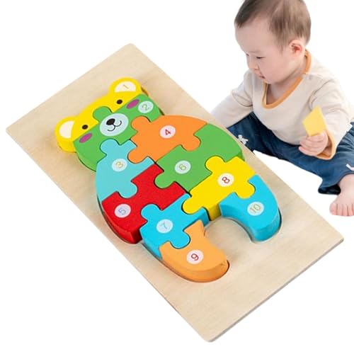 Holzpuzzle mit Tieren - Tierspiel aus , Konstruktionsspielzeug für Tiere aus | Kinderpuzzle aus für Kinder Dreidimensionales Cartoon-Puzzle Holzpuzzle mit Tieren - Tierspiel aus , Konstruktionsspielzeug für Tiere aus | Kinderpuzzle aus für Kinder Dreidimensionales Cartoon-Puzzle von Generic