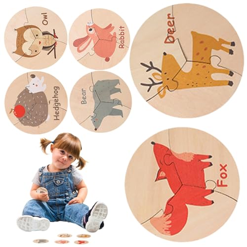 Holzpuzzles, sensorisches Spielzeug für Kleinkinder, Holztierblöcke für Kinder, pädagogisches Holztierpuzzle, pädagogisches pädagogisches sensorisches Spielzeug-Puzzle Holzpuzzles, sensorisches Spielzeug für Kleinkinder, Holztierblöcke für Kinder, pädagogisches Holztierpuzzle, pädagogisches pädagogisches sensorisches Spielzeug-Puzzle von Generic
