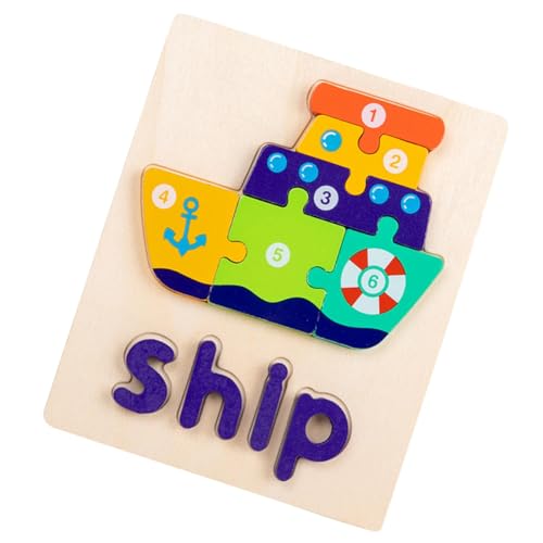 Holzpuzzles für Kleinkinder, Lernpuzzles für Kleinkinder – Lernpuzzles für | Wort- und Formpuzzle für Kleinkinder, frühes Lernspielzeug für Mädchen und Jungen ab 3 Jahren Holzpuzzles für Kleinkinder, Lernpuzzles für Kleinkinder – Lernpuzzles für | Wort- und Formpuzzle für Kleinkinder, frühes Lernspielzeug für Mädchen und Jungen ab 3 Jahren von Generic