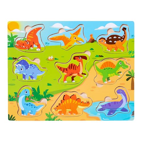 Holzpuzzles für Kleinkinder, Tierpuzzle für Kinder | Holz pädagogisches Kinderspielzeug Cartoon Design - Pädagogische Puzzles Stammspielzeug, Denksportpuzzles, Spielzeug Vorschulpuzzles für Holzpuzzles für Kleinkinder, Tierpuzzle für Kinder | Holz pädagogisches Kinderspielzeug Cartoon Design - Pädagogische Puzzles Stammspielzeug, Denksportpuzzles, Spielzeug Vorschulpuzzles für von Generic