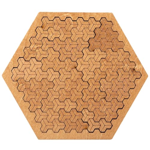 Holzrätsel Erwachsener - Puzzlebrett, kreativer Hirnteaser | Lernspiele für Bildungslern, Feinmotorik -Fähigkeiten für Kinder, Jugendliche, Erwachsene, Familienspiele Spaß, kognitive Entwicklung Herau von Generic