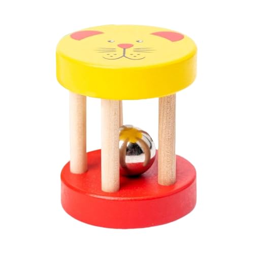 Holzrassel - Babyspielzeug 0-6 Monate | Easy-GRAP-Rasseln Spielzeug | Säuglingsrassel -sensorische Entwicklung Holzspielzeug für Neugeborene und Mädchen Holzrassel - Babyspielzeug 0-6 Monate | Easy-GRAP-Rasseln Spielzeug | Säuglingsrassel -sensorische Entwicklung Holzspielzeug für Neugeborene und Mädchen von Generic