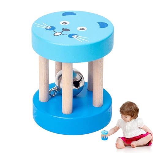 Holzrassel - Babyspielzeug 0-6 Monate | Easy-GRAP-Rasseln Spielzeug | Säuglingsrassel -sensorische Entwicklung Holzspielzeug für Neugeborene und Mädchen Holzrassel - Babyspielzeug 0-6 Monate | Easy-GRAP-Rasseln Spielzeug | Säuglingsrassel -sensorische Entwicklung Holzspielzeug für Neugeborene und Mädchen von Generic
