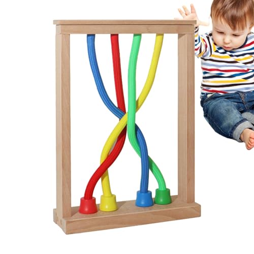 Holzseilspielzeug, Holzseil-Ringpuzzle | Holzpuzzle Spiele | 156 Arten von Fragen, vibrierende Seile, Massivholzseil Ringpuzzle verbessert Spiel Holzseilspielzeug, Holzseil-Ringpuzzle | Holzpuzzle Spiele | 156 Arten von Fragen, vibrierende Seile, Massivholzseil Ringpuzzle verbessert Spiel von Generic